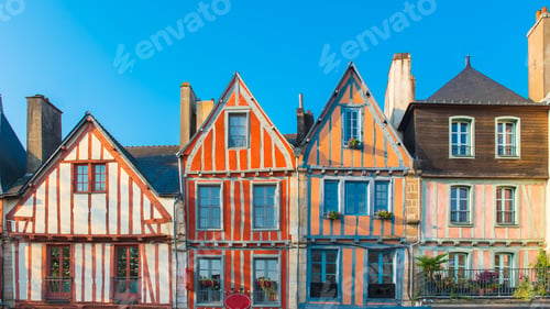 Preview: Vannes, old half-timbered houses