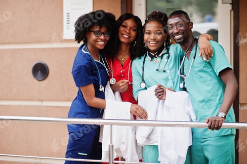 Preview: Group of african doctors