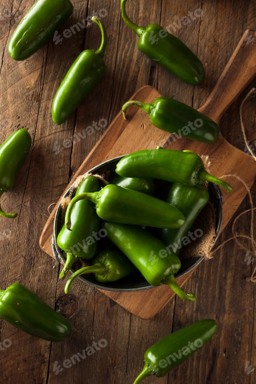 Preview: Organic Green Jalapeno Peppers
