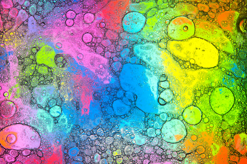 Preview: Transparent bubbles on abstract creative background
