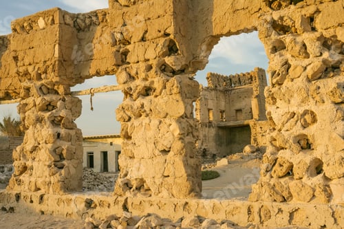 Preview: Ancient Desert Ruins of a Stone Building