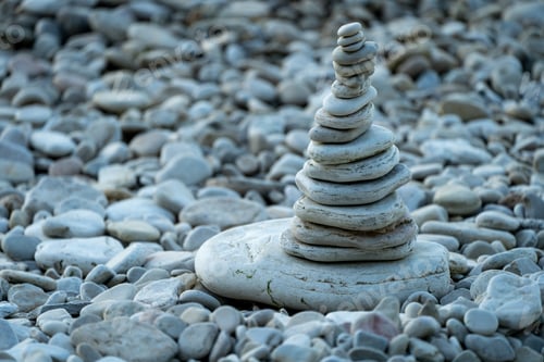 Preview: Rock pile on beach