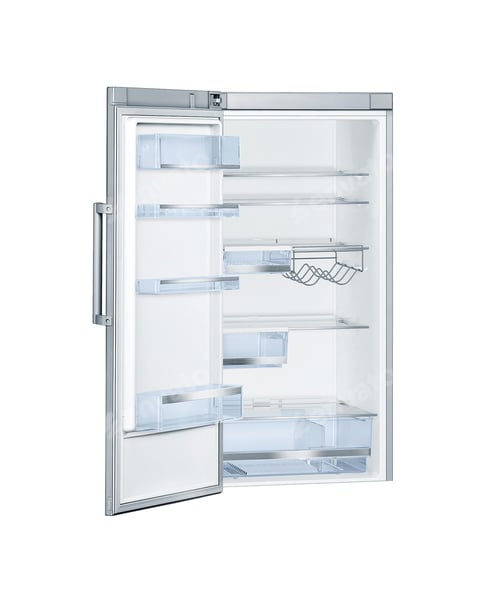 Preview: Refrigerator with open doors isolated
