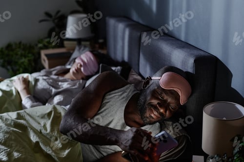 Preview: Man Texting on Social Network