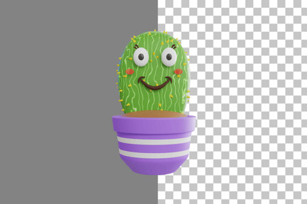 Preview: Cute Plant 3D Icon