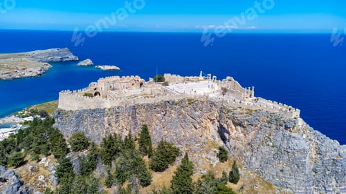 Preview: The Acropolis of Lindos in Rhodes island Greece.