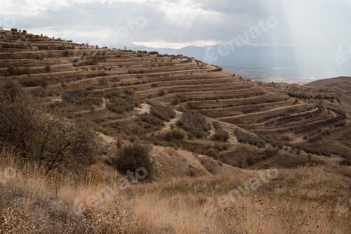 Preview: Natural terraces landscape in the mountains of Armenia