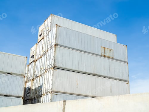 Preview: Cargo ship container goods export import