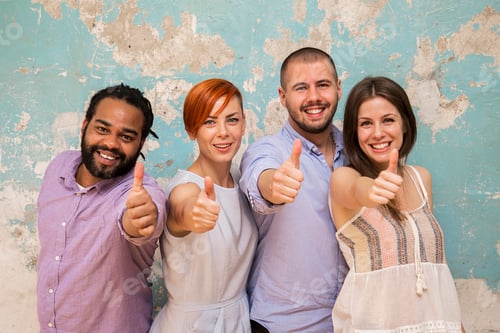 Preview: Young multiethnic people