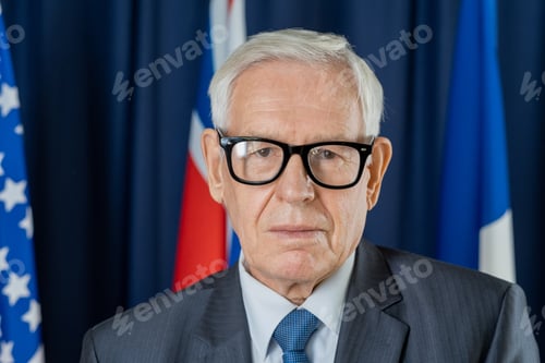 Preview: Serious Politician In Eyeglasses