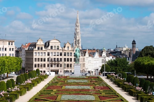 Preview: The Mont des Arts at sunset