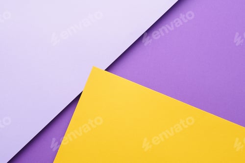 Preview: Colorful paper sheets as background, top view