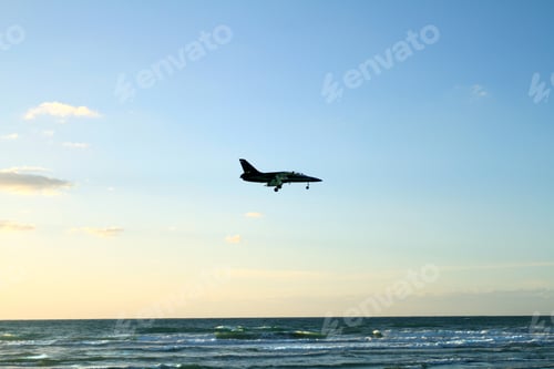 Preview: The aircraft landing on the city