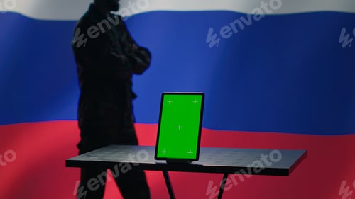 Preview: Mockup tablet used by Russian state security services to coordinate terrorism attacks