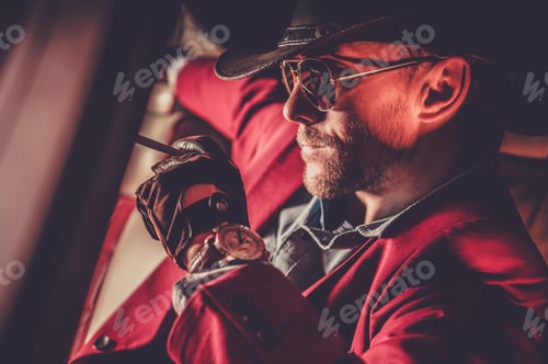 Preview: Caucasian American Cowboy Portrait