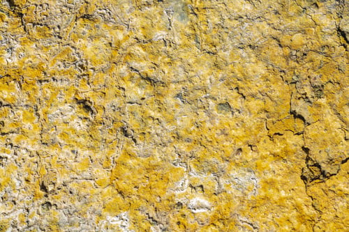 Preview: Yellow Sulfur in Crater of Active Volcano. Natural Geological Texture, Volcanic Sulphur Background