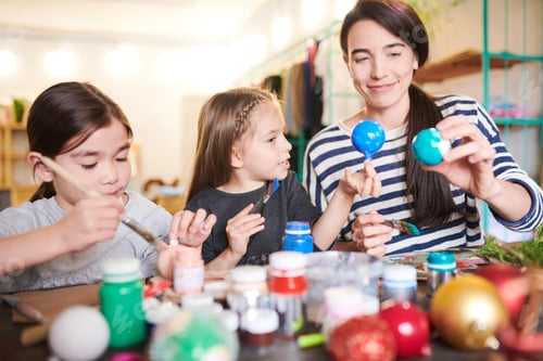 Preview: Family Making Handmade Ornaments