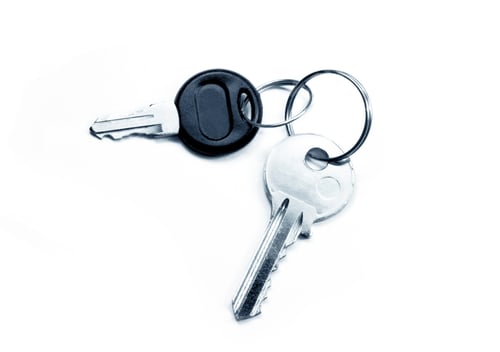 Preview: Keys on white