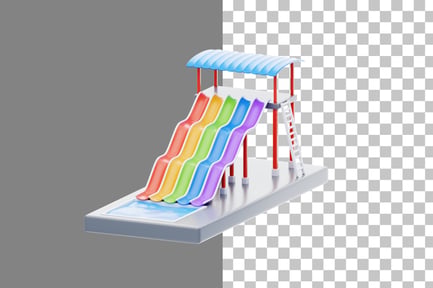 Preview: Giant Water Slide 3D Icon