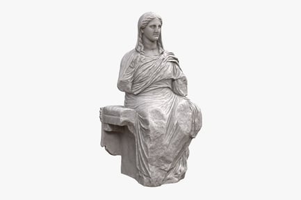 Preview: Demeter, Seated Grain Goddess Statue