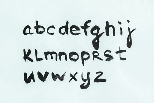 Preview: Watercolor Alphabet