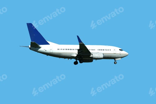 Preview: Passenger jet plane landing