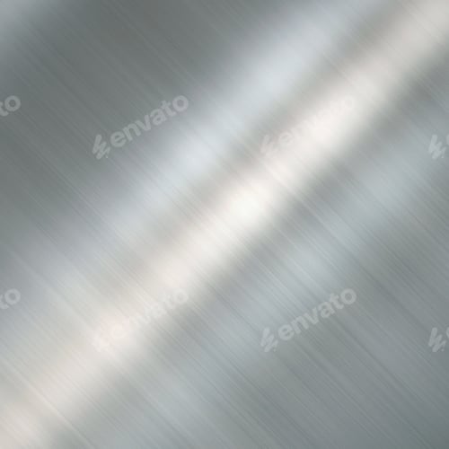 Preview: Brushed metal plate