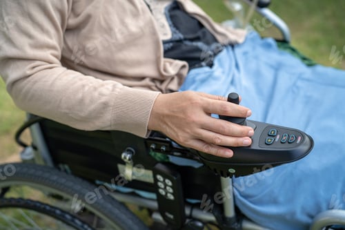Preview: Control Panel on Electric Wheelchair Outside