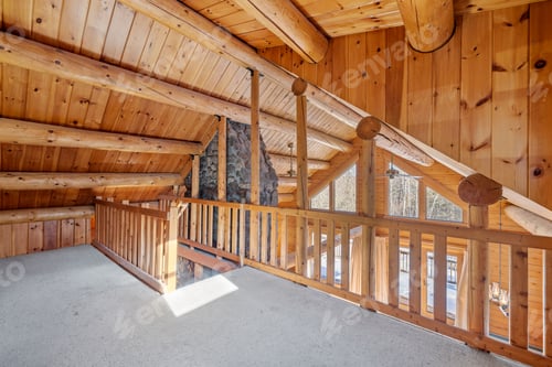 Preview: Interior of a small wooden house