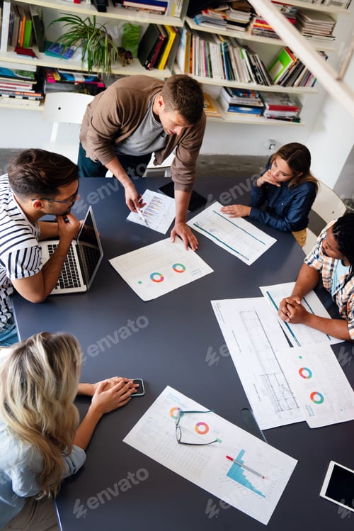 Preview: Entrepreneurs desginers architects business people conference in office