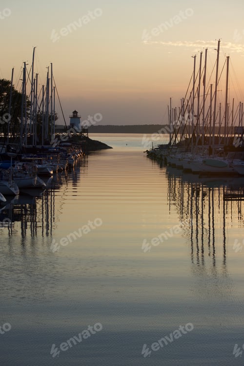 Preview: Marina at dusk
