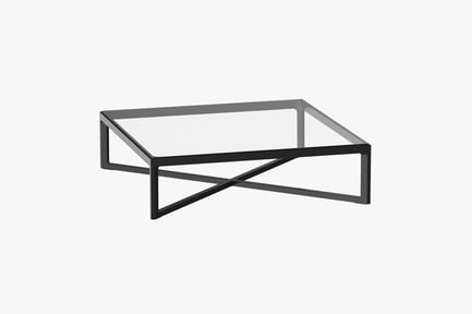 Preview: Glass Top Modern Coffee Table