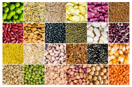 Preview: Legumes Natural Raw Mix Food Collage