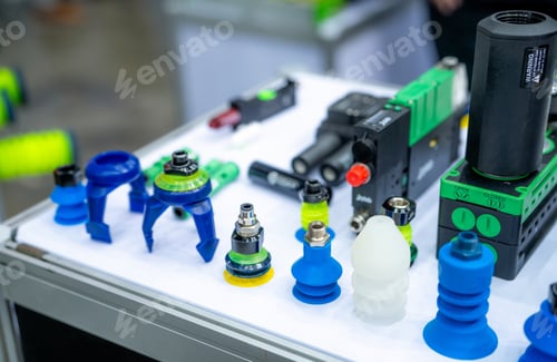 Preview: Vacuum grippers and suction cups for food automation. Vacuum gripper and suction cup systems