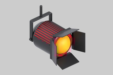 Preview: Stage spotlight with barn doors