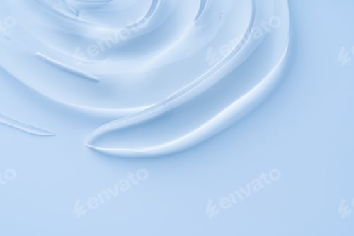 Preview: Cooling Blue Gel Backdrop. Fresh Base for Cosmetic Displays, Serum Campaigns and Skincare