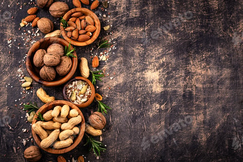 Preview: Assortment of different nuts and seeds