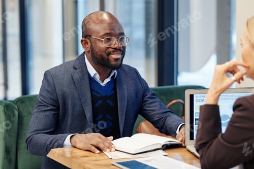 Preview: Lawyer meeting with his client at office