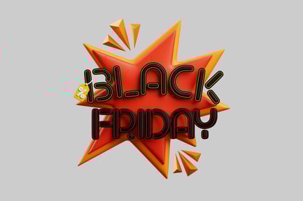 Preview: Black friday sale badge explosion