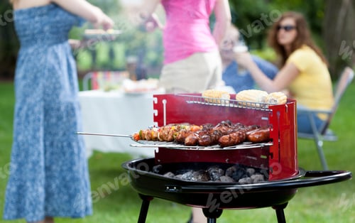 Preview: Friends Spending Time Together On Garden Party