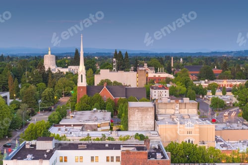 Preview: Salem, Oregon, USA downtown