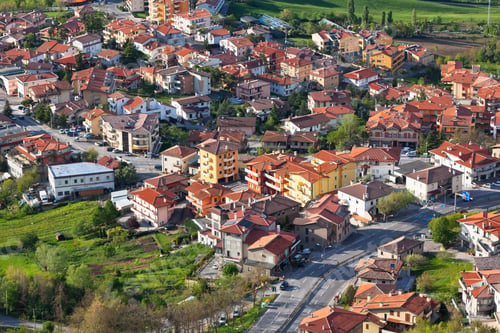 Preview: Modern San Marino Suburban districts view from above