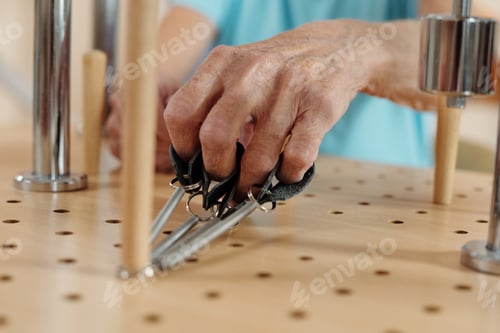 Preview: Hand of Elderly Woman Developing Motor Skills