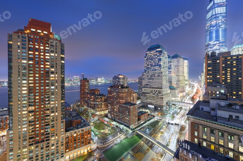 Preview: New York, New York, USA in the Financial District