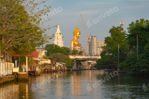 Preview: Bangkok downtown, Thailand in urban city in Asia.
