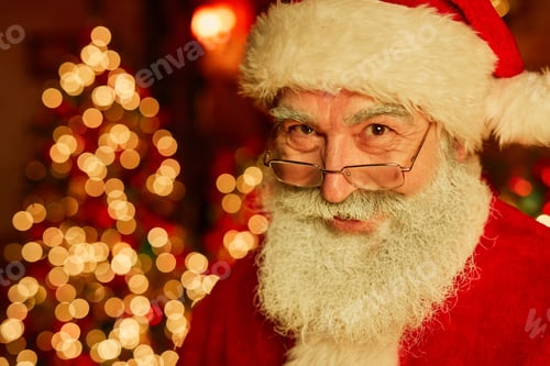Preview: Portrait Of Traditional Santa Smiling
