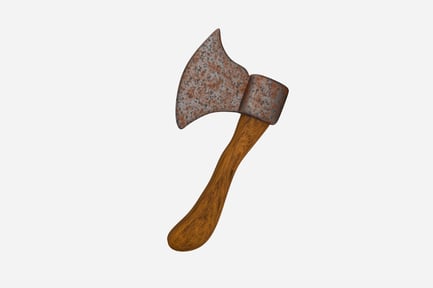 Preview: Hatchet Eco 3D Illustration
