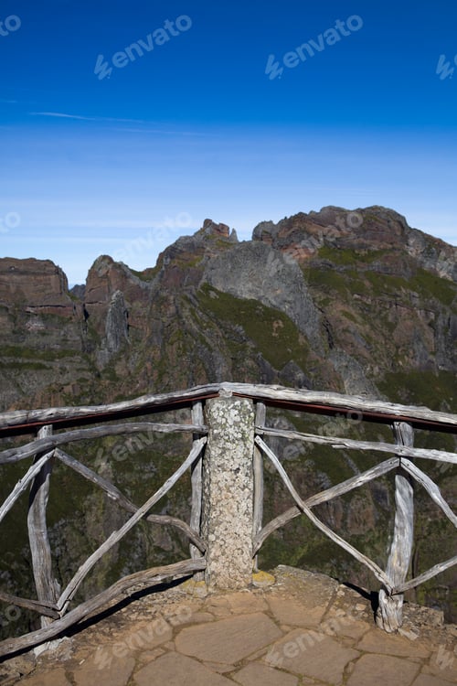 Preview: Mountain peak Pico do Arieiro at Madeira island, Portugal