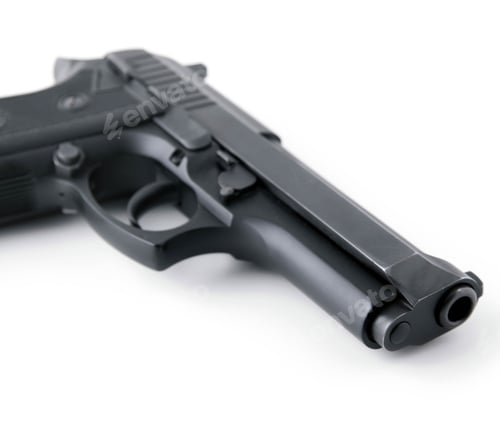 Preview: gun close up isolated