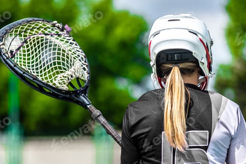 Preview: Lacrosse female team - american teamsports themed photo